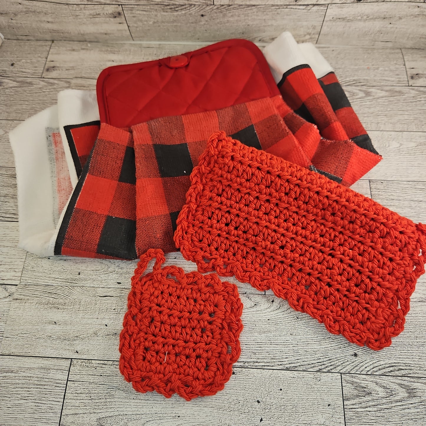 Crocheted Dishtowel Set