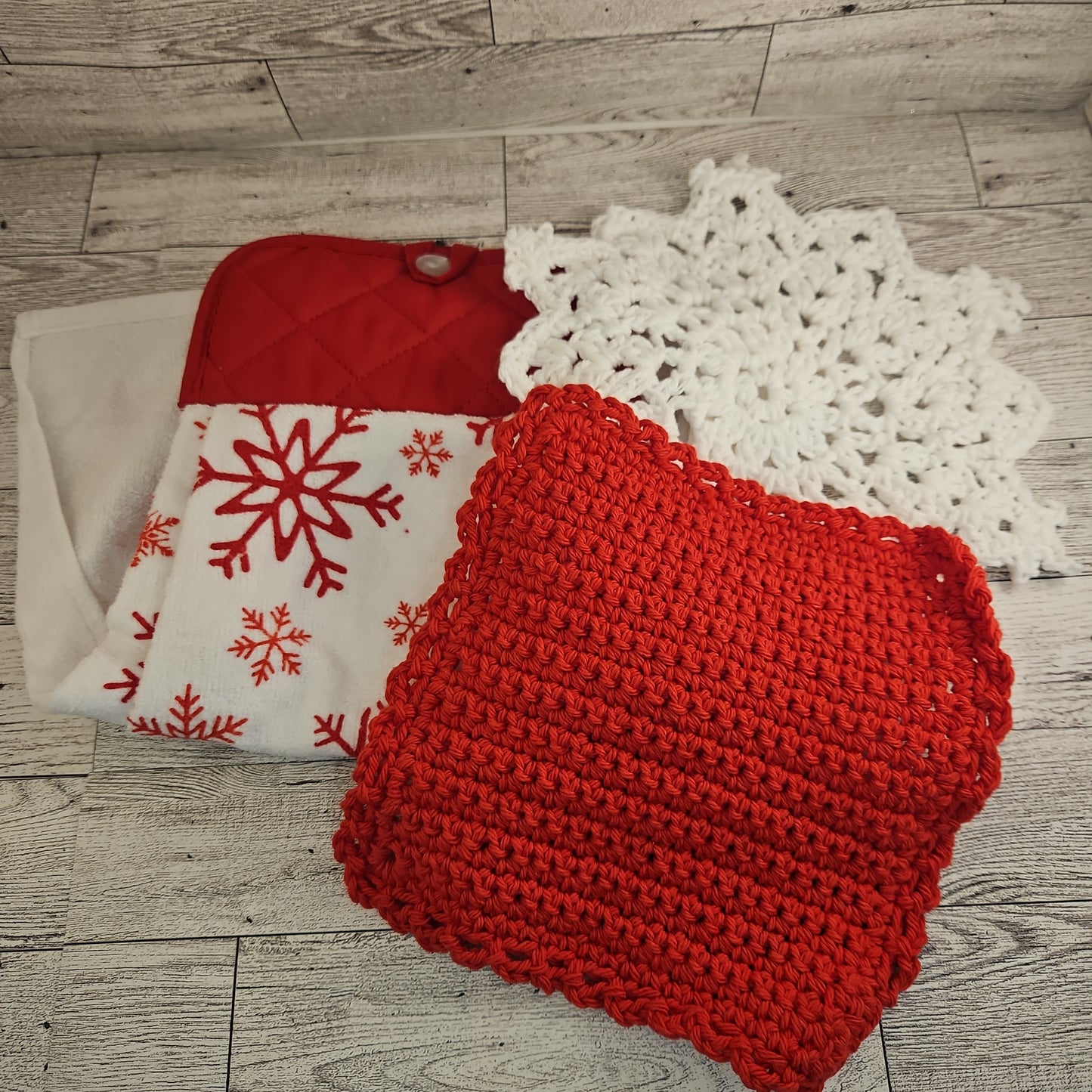 Crocheted Dishtowel Set