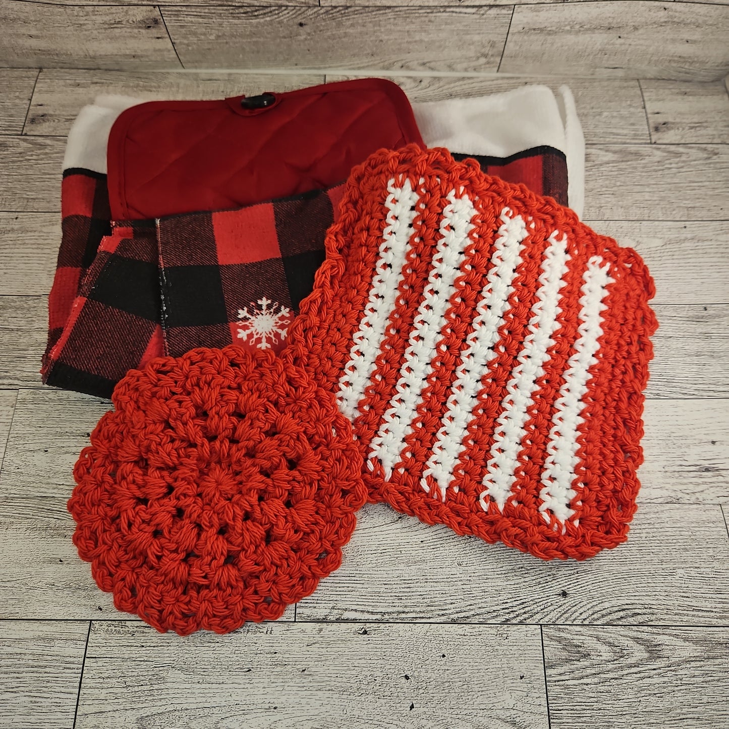 Crocheted Dishtowel Set