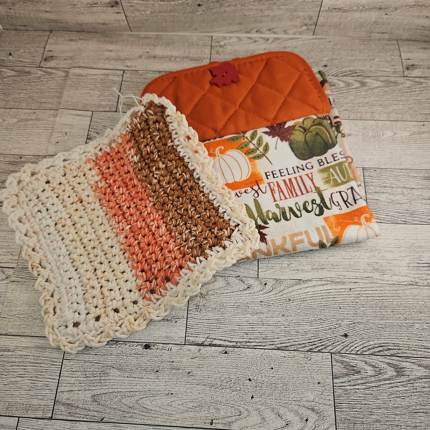 Crocheted Dishtowel Set