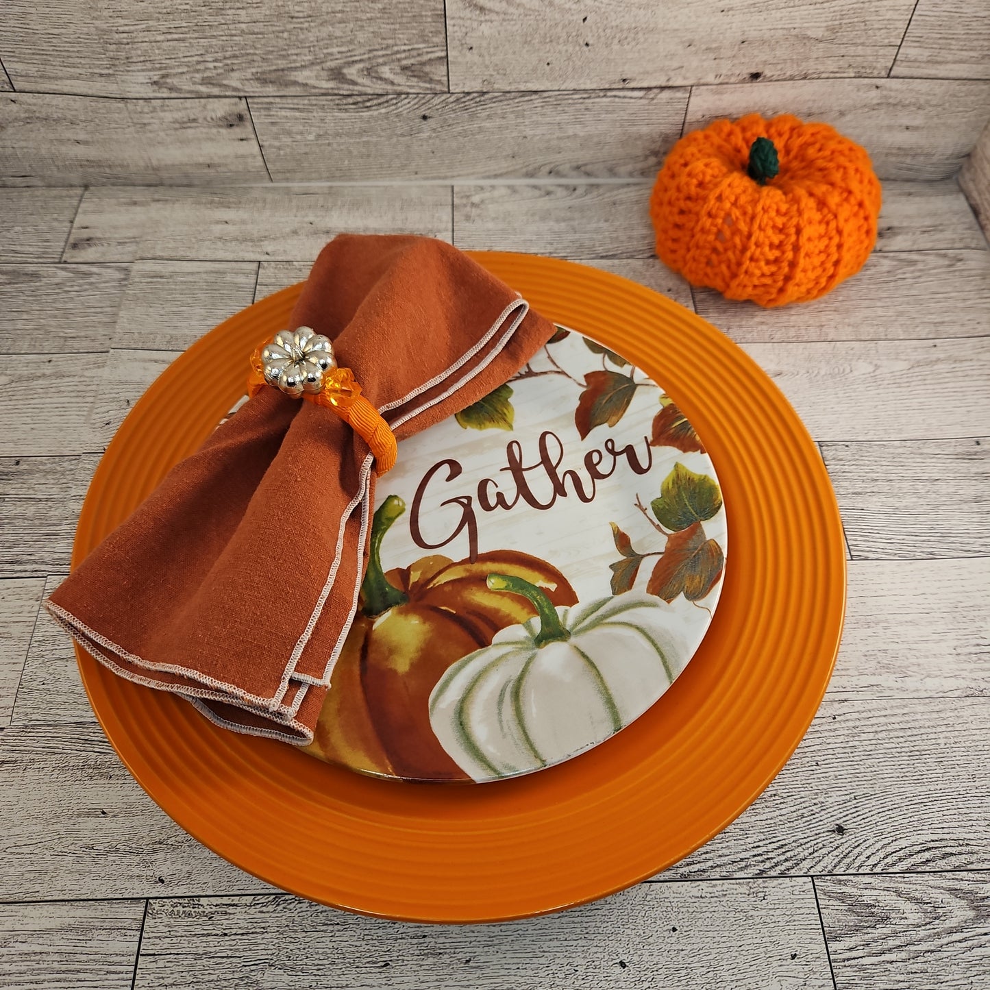 Fall Harvest Napkin Rings - 4 pc set