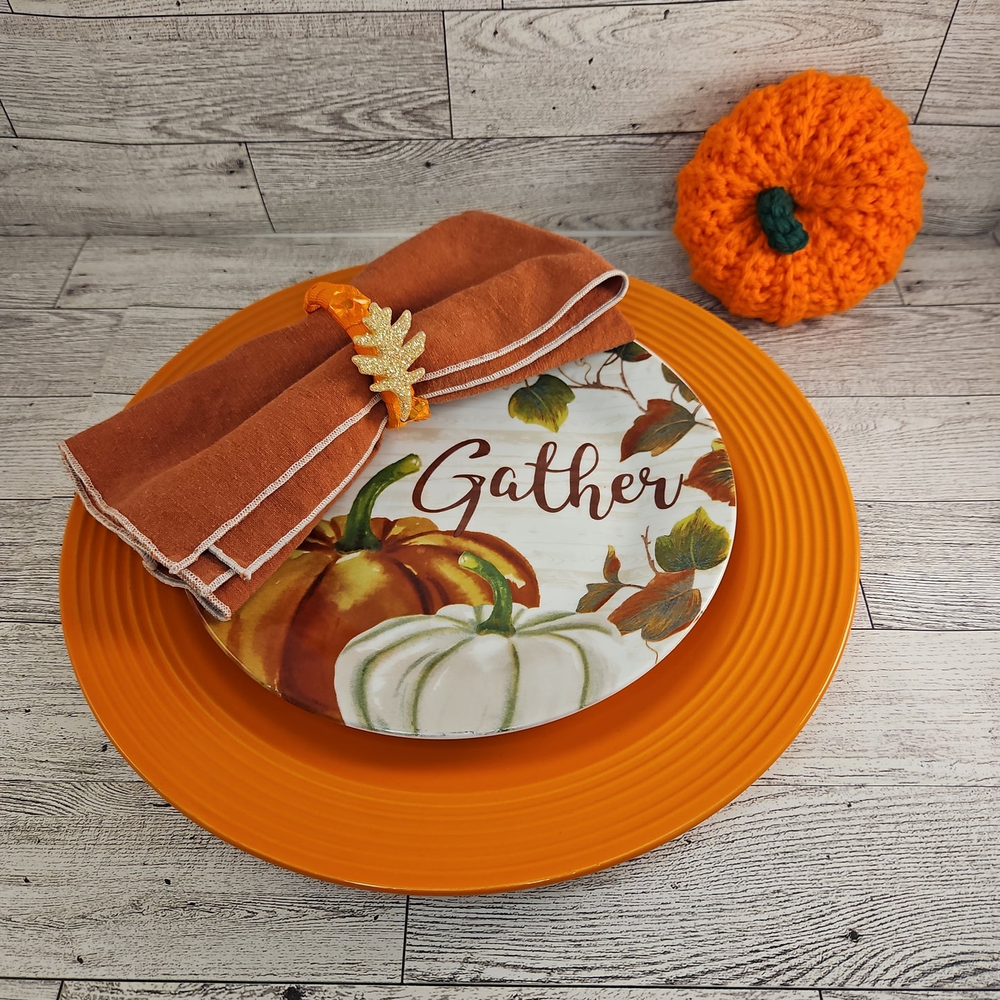 Fall Harvest Napkin Rings - 4 pc set