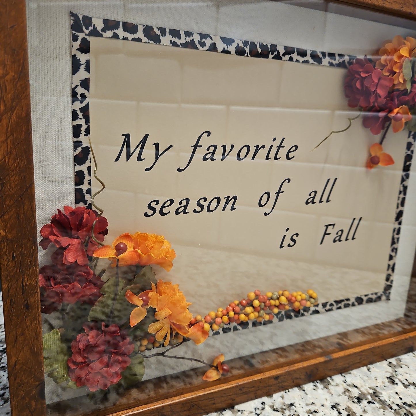 Fall Shadow Box