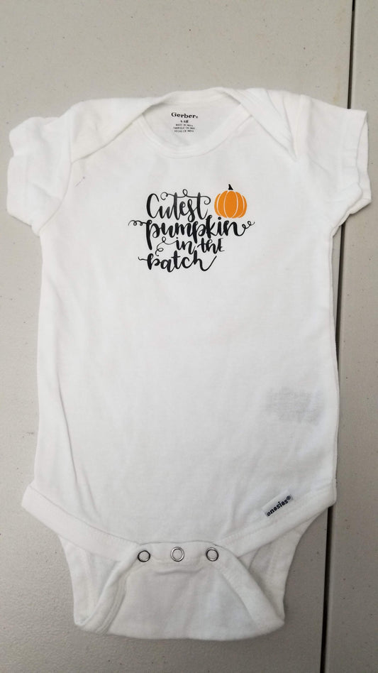 Onesie - Cutest Pumpkin In the Patch - 6-9 Months