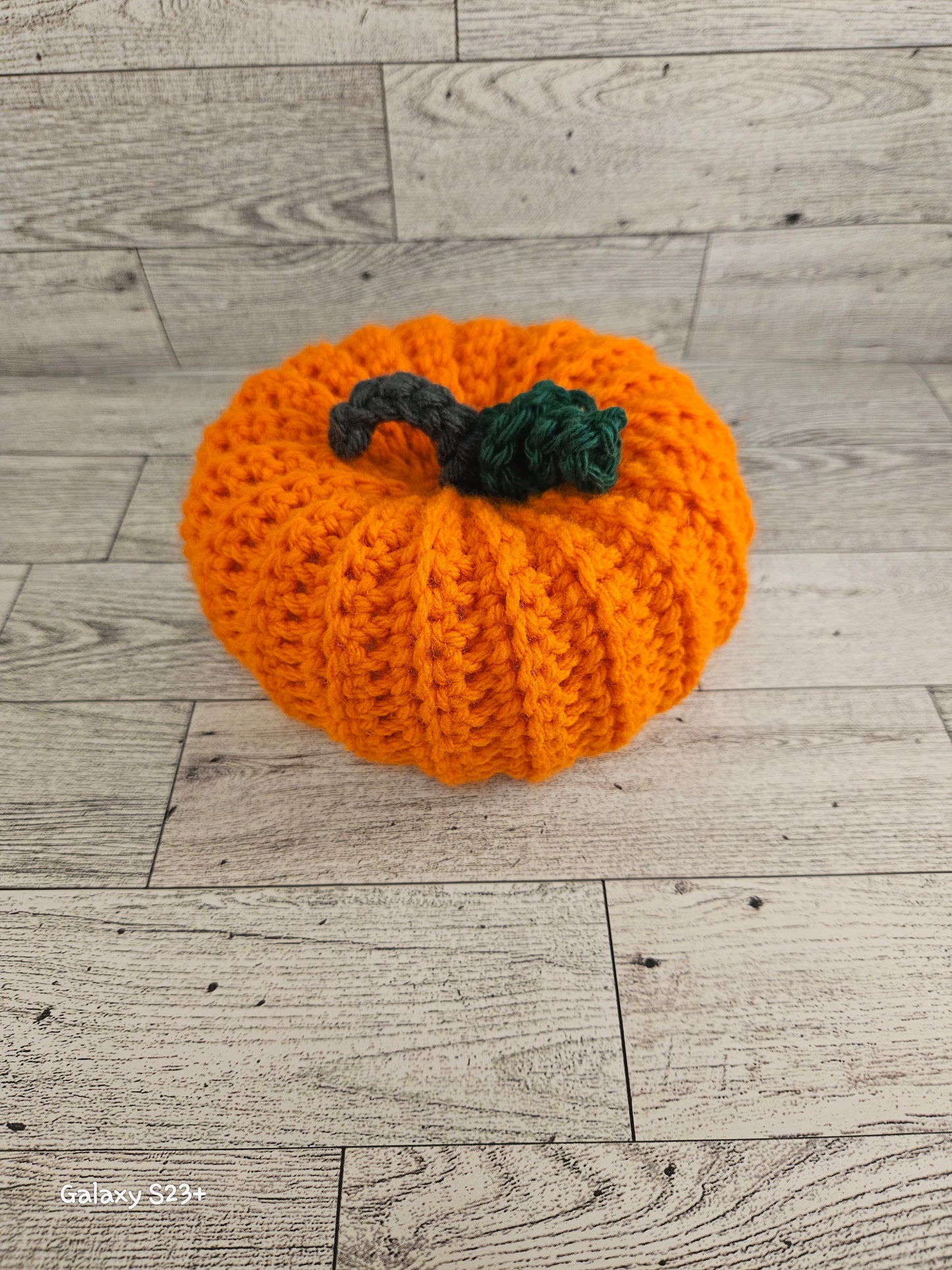 Crocheted Pumpkins - 2 piece set