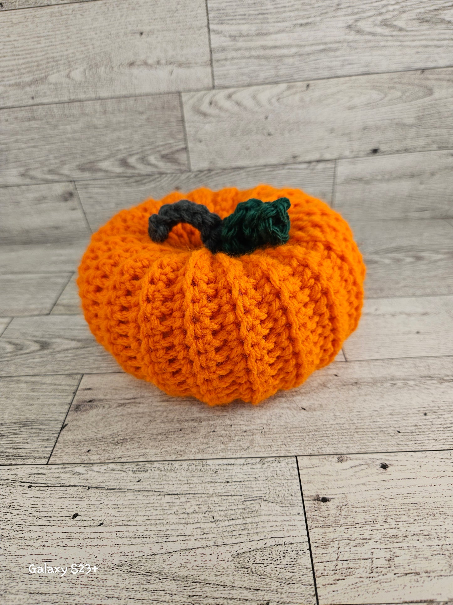 Crocheted Pumpkins - 2 piece set