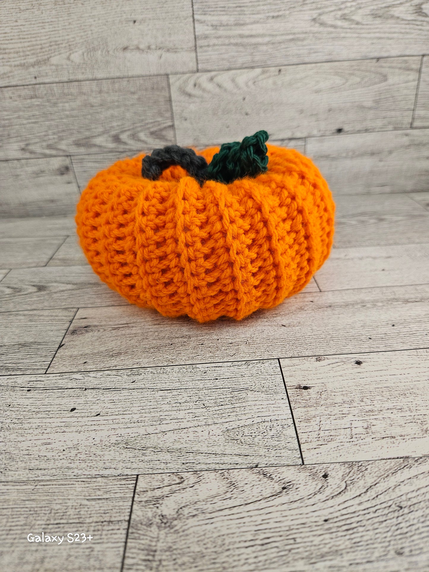 Crocheted Pumpkins - 2 piece set