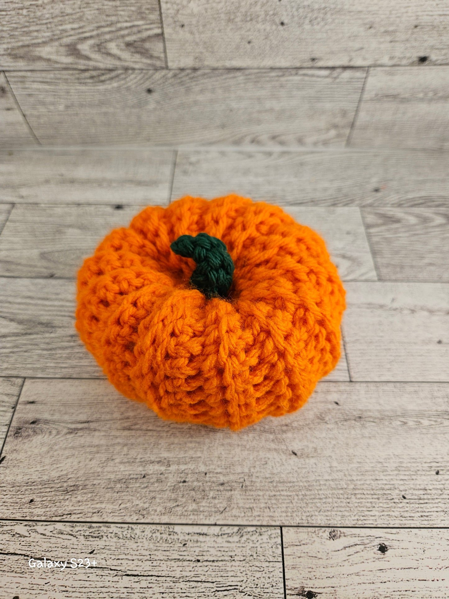 Crocheted Pumpkins - 2 piece set