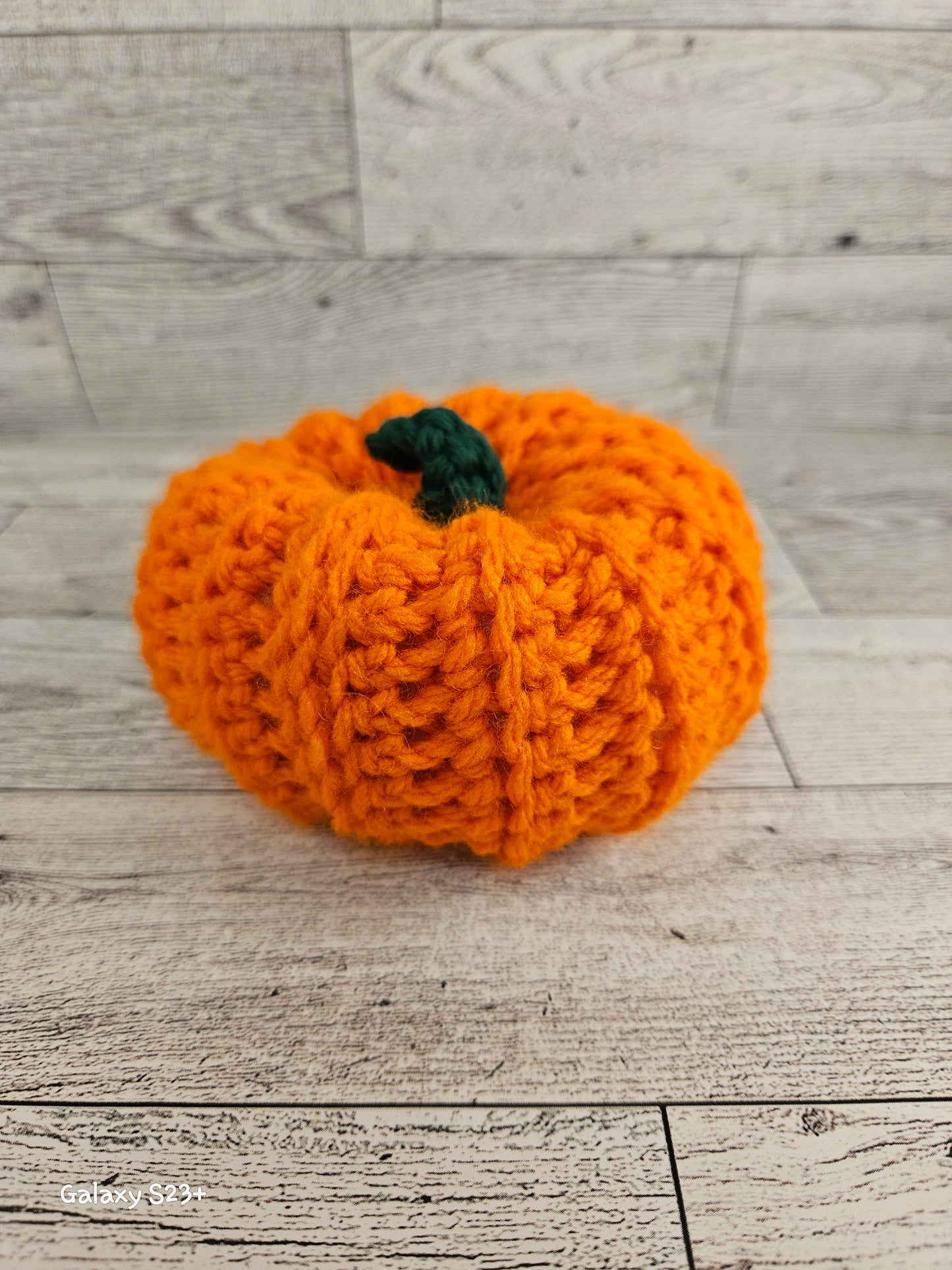 Crocheted Pumpkins - 2 piece set