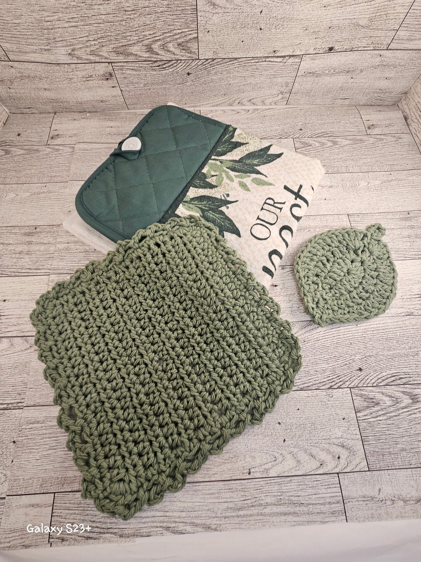 Crocheted Dishtowel Set