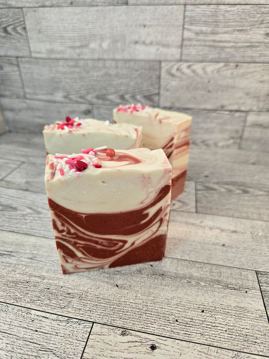 Candy Cane Soap